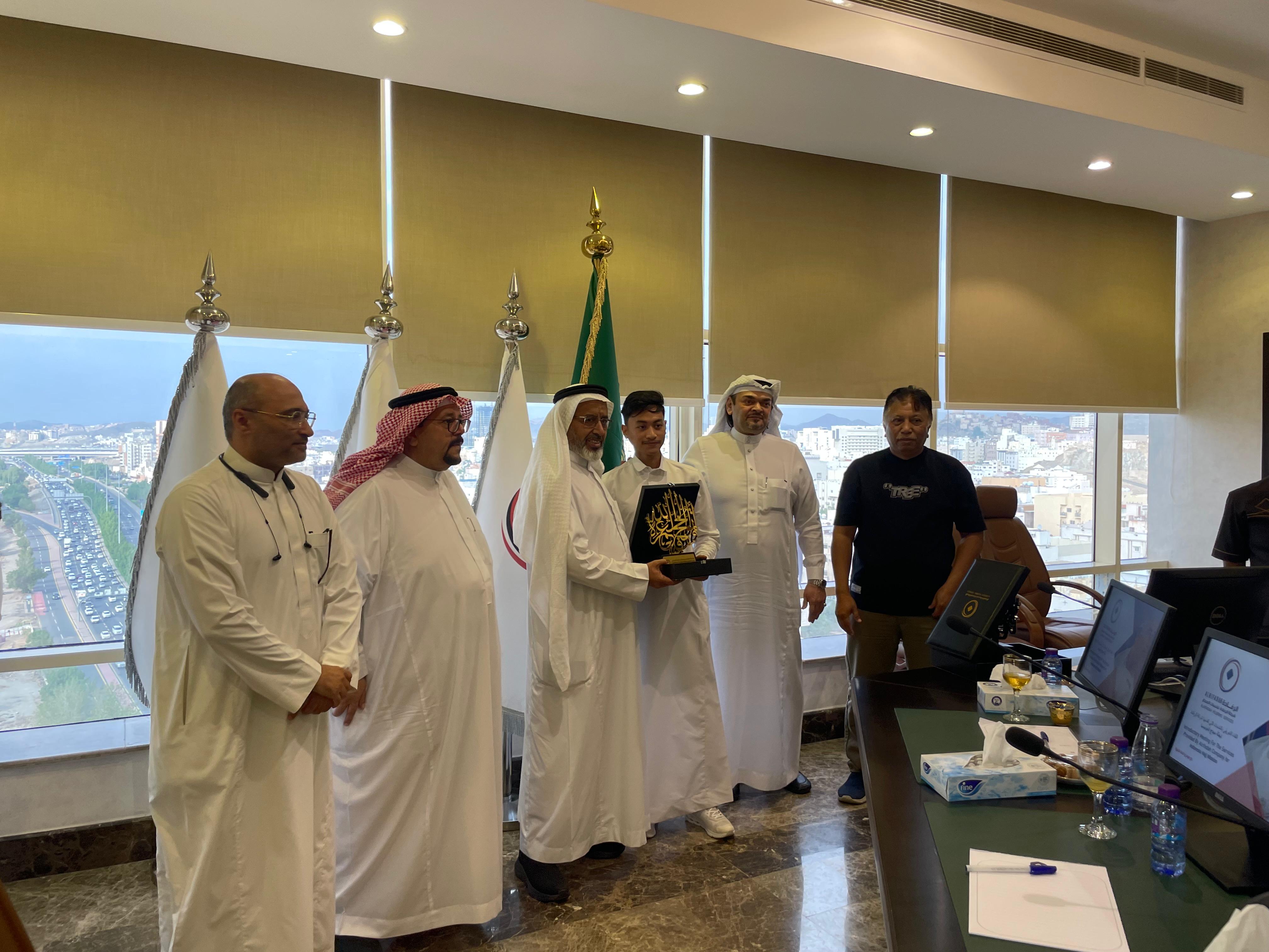 تكريم من شركة رفادة لخدمات الحجاج
